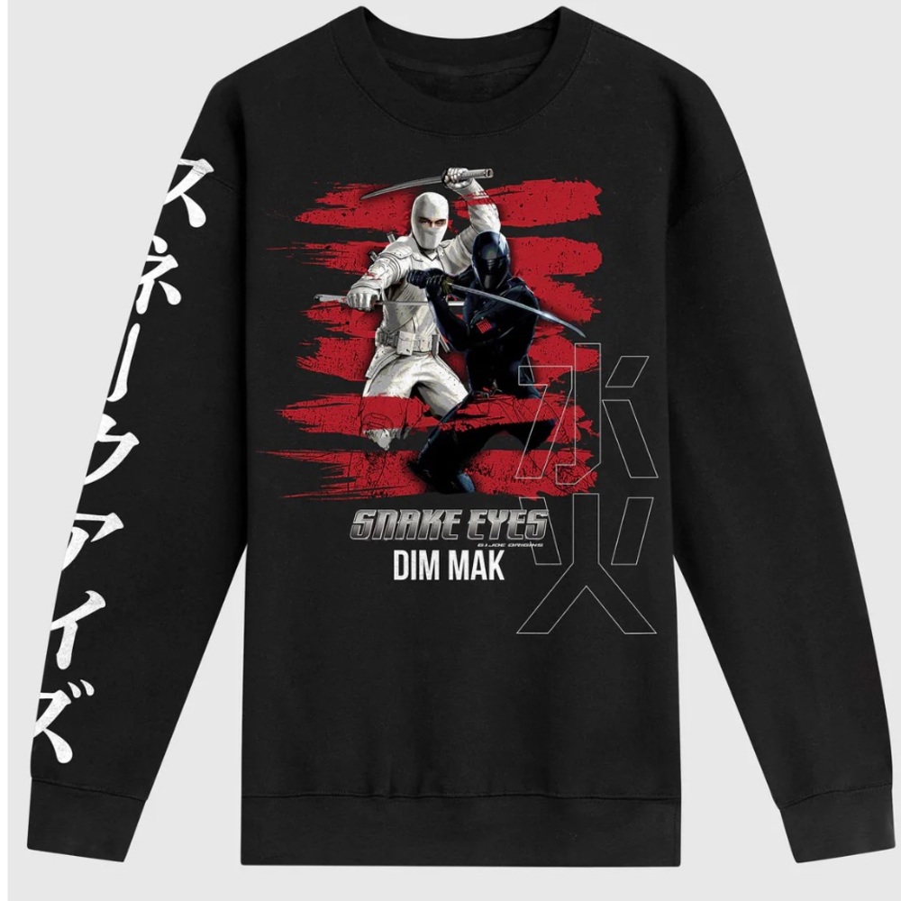 Dim Mak x Snake Eyes - Arashikage Crew Neck - Black